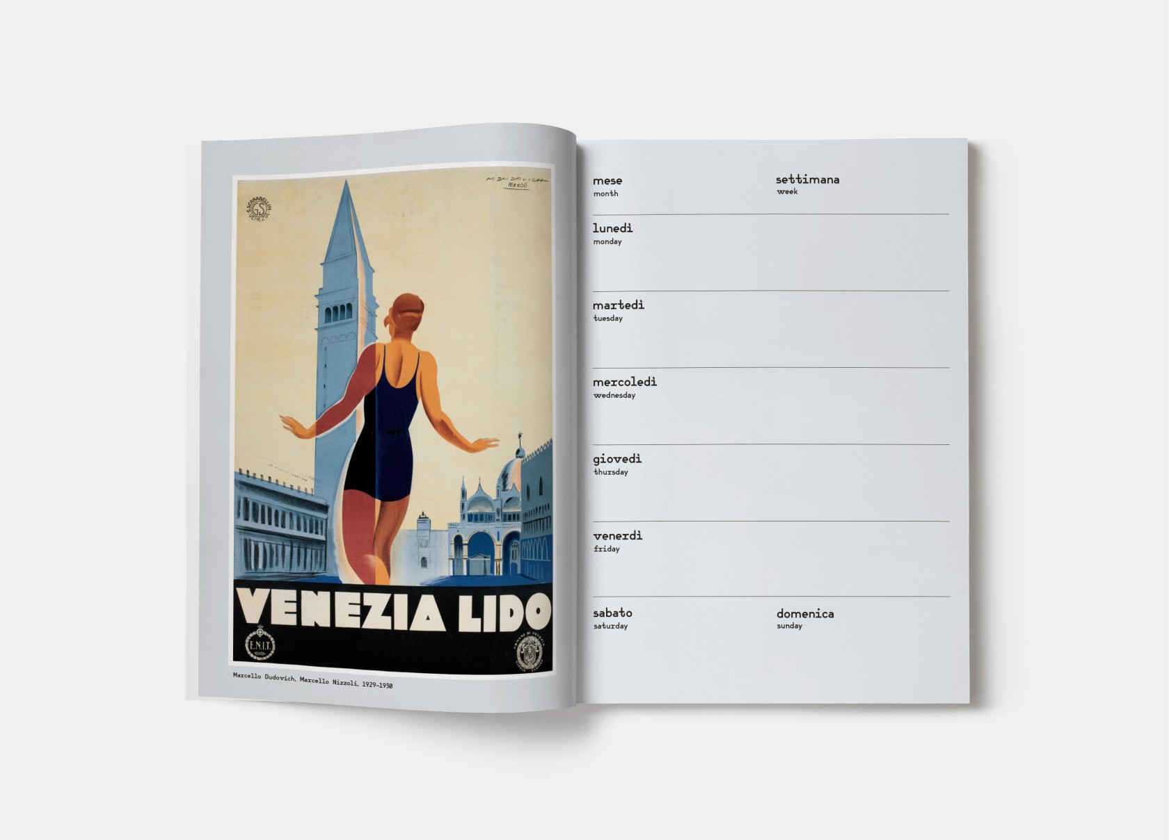 Agenda Collezione Salce Vacanze Italiane! dettaglio 