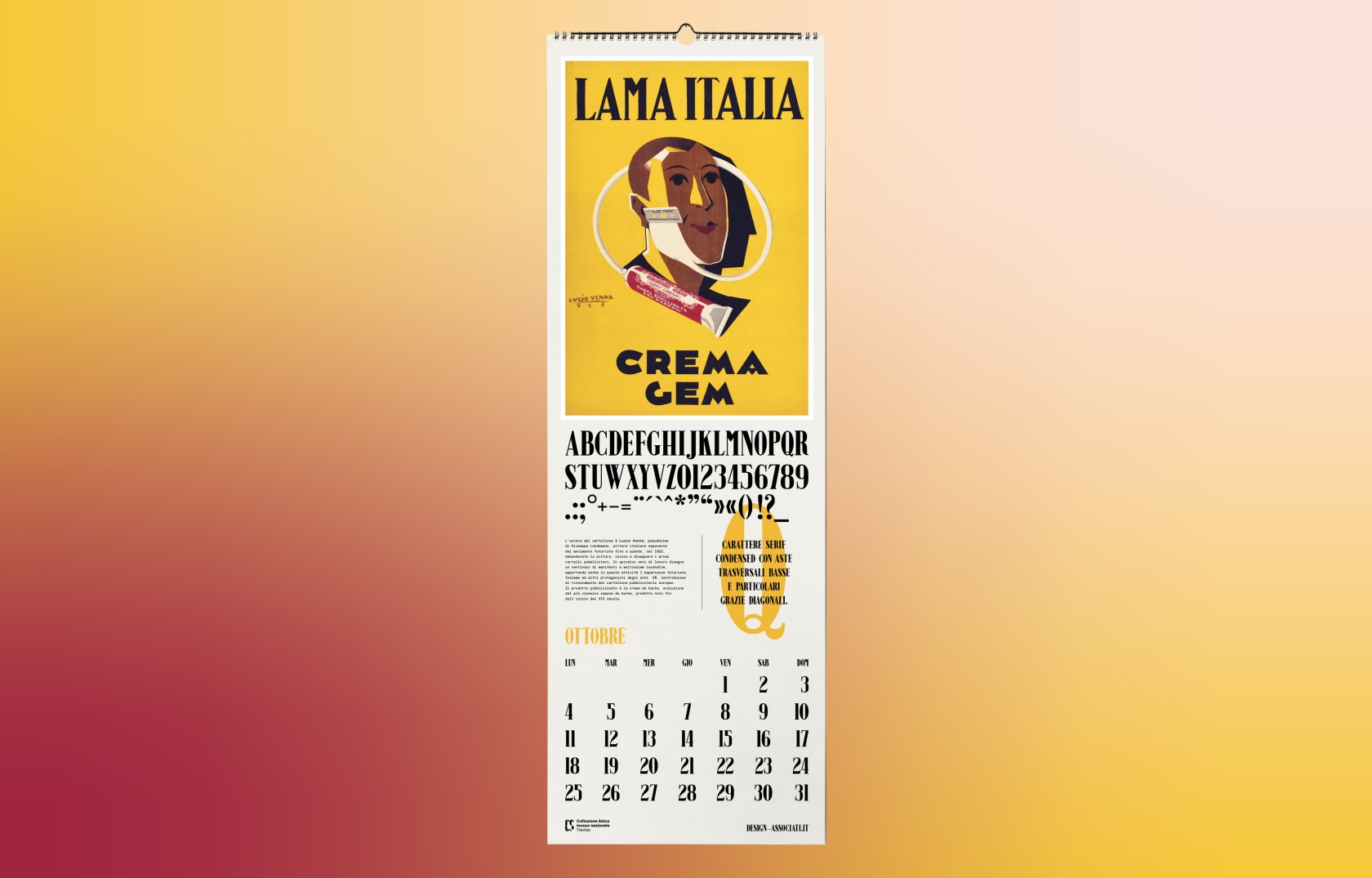 Calendario Collezione Salce 2021 dettaglio 