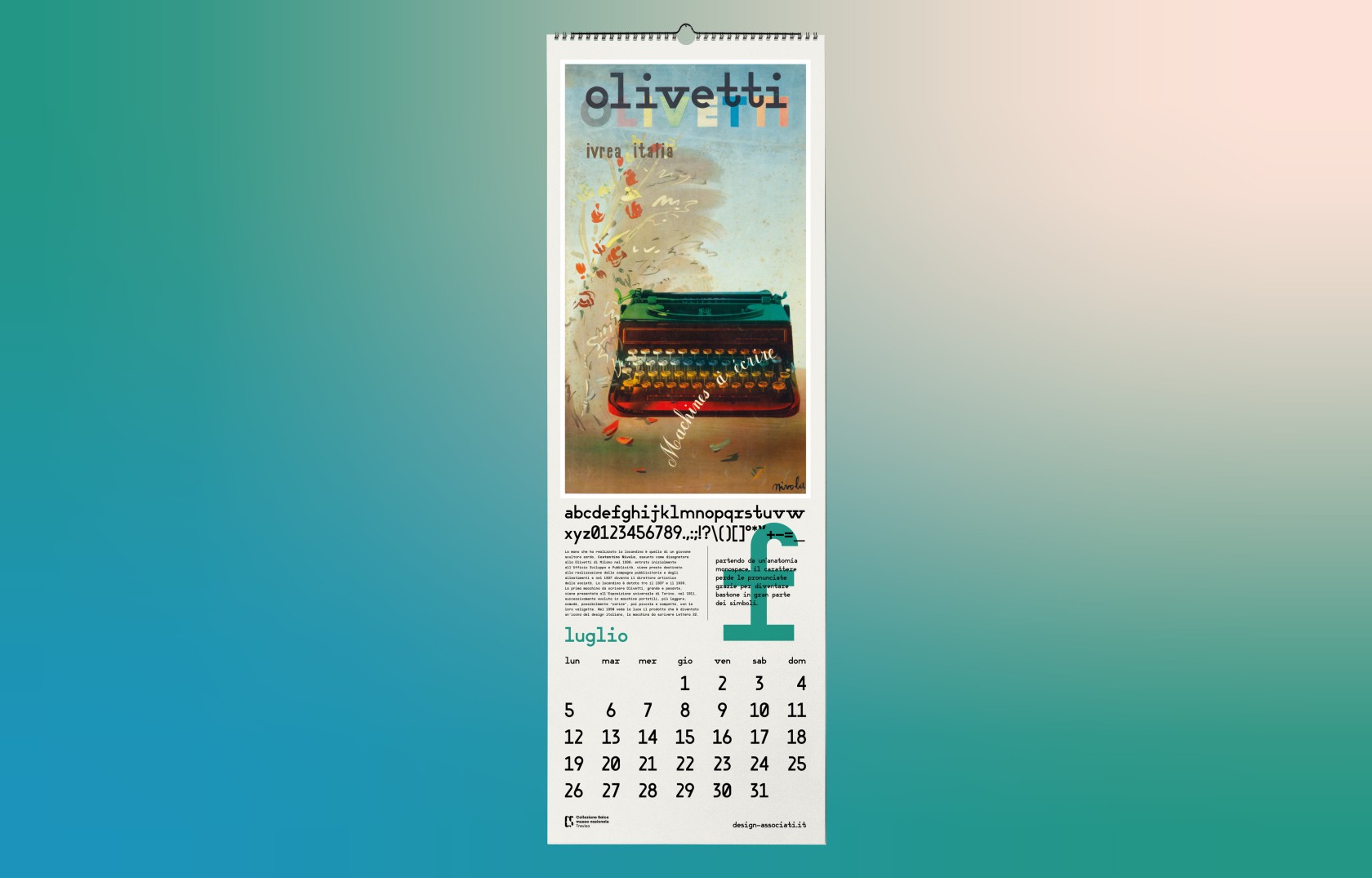 Calendario Collezione Salce 2021 dettaglio 