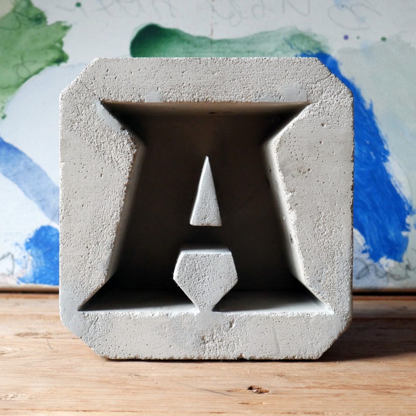 ConcreType dettaglio ConcreType, fotografia ambientata