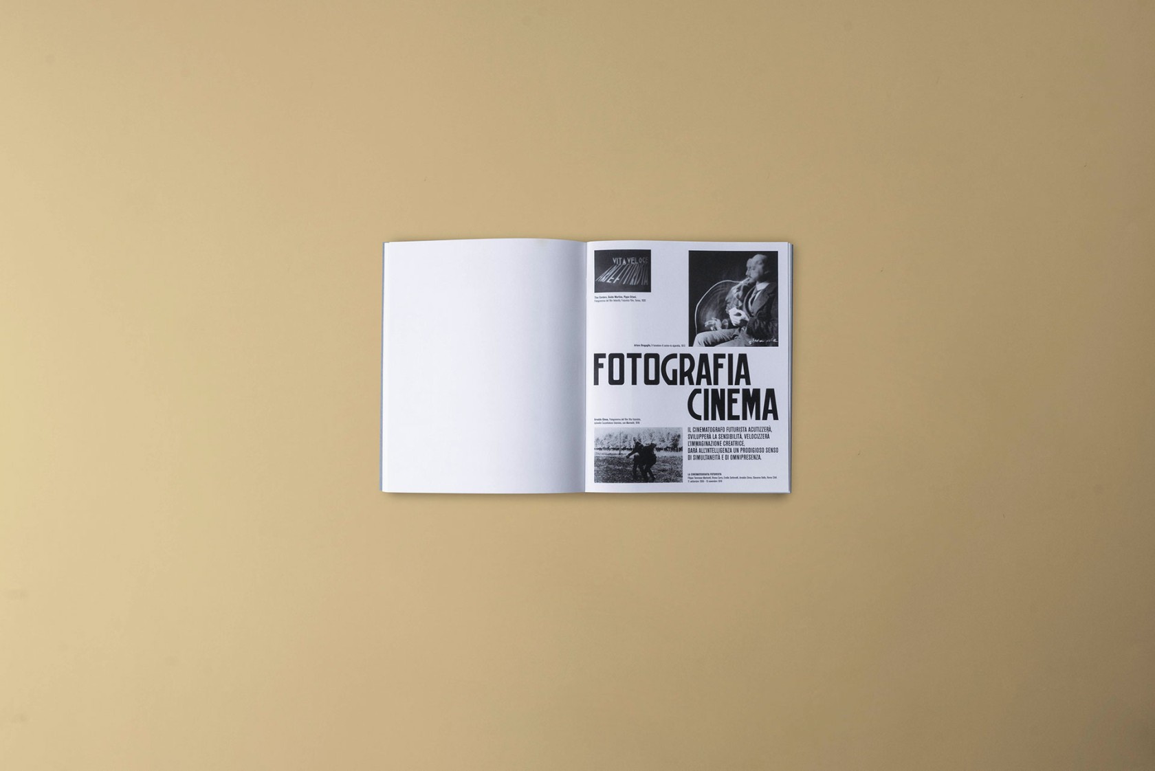 Quaderno futurista dettaglio 