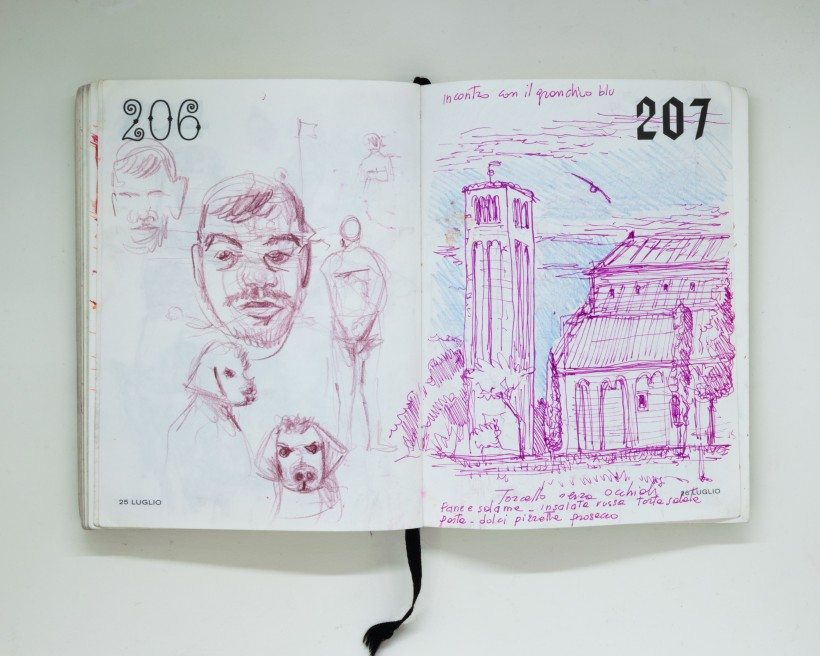 Agenda Numeri Ritrovati - Fabrizia Carraro dettaglio 