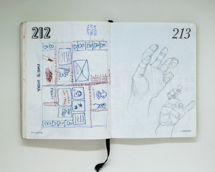 Agenda Numeri Ritrovati - Fabrizia Carraro dettaglio 