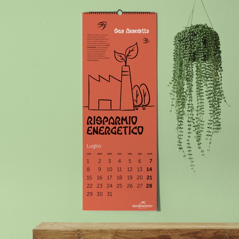 Calendario San Benedetto 2024 dettaglio Calendario San Benedetto, mese di Luglio - Risparmio Energetico