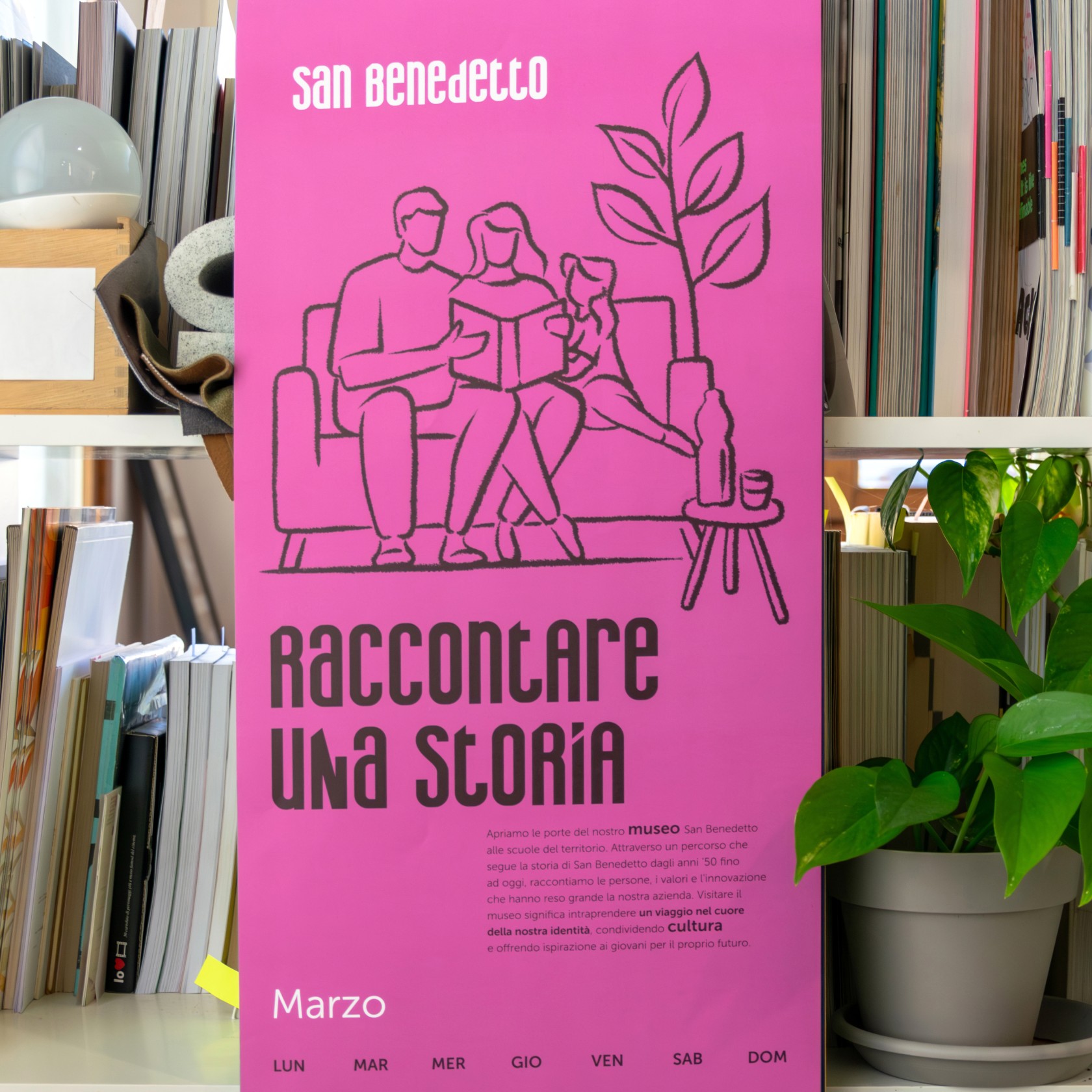 Calendario San Benedetto 2024 dettaglio Calendario San Benedetto, mese di Marzo - Raccontare una storia