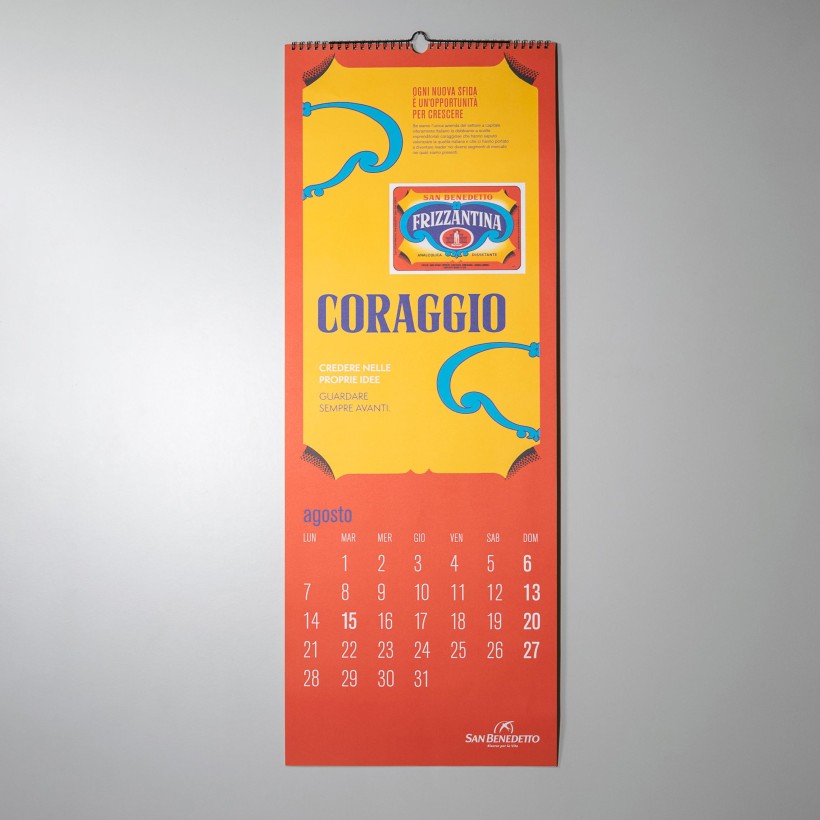 Calendario San Benedetto dettaglio Agosto, calendario San Benedetto 2023
