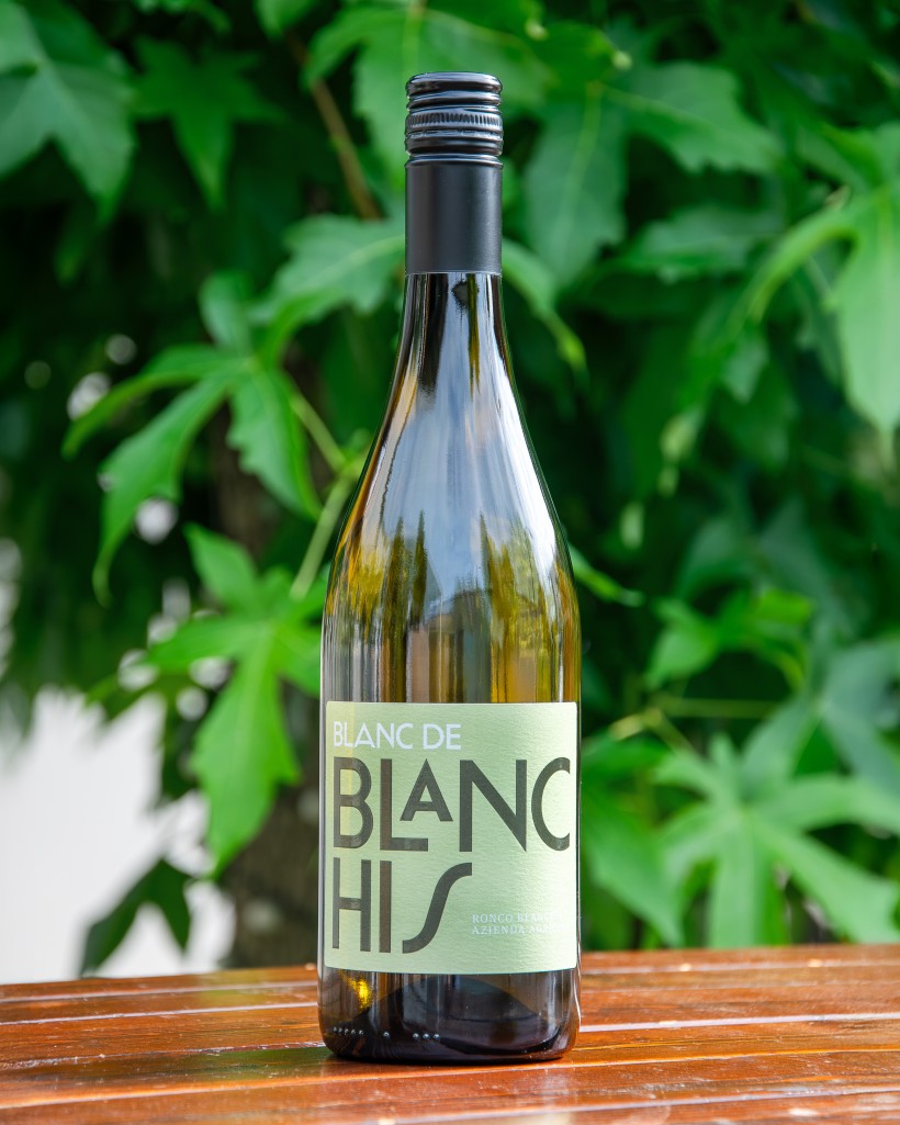 Chardonnay Blanc de Blanchis dettaglio Etichetta Blanc de Blanchis - Ronco Blanchis Azienda Agricola
