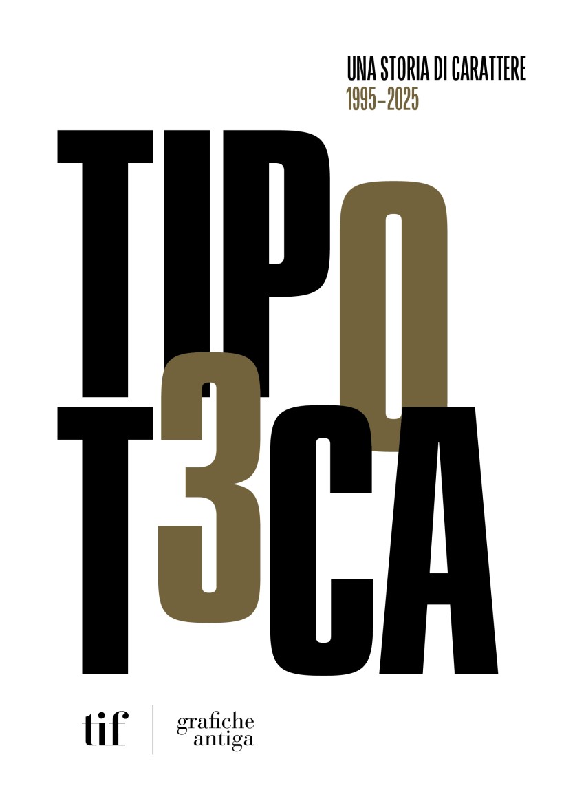 Logo celebrativo per i 30 anni della Tipoteca Italiana Fondazione dettaglio Poster TIP0T3cA