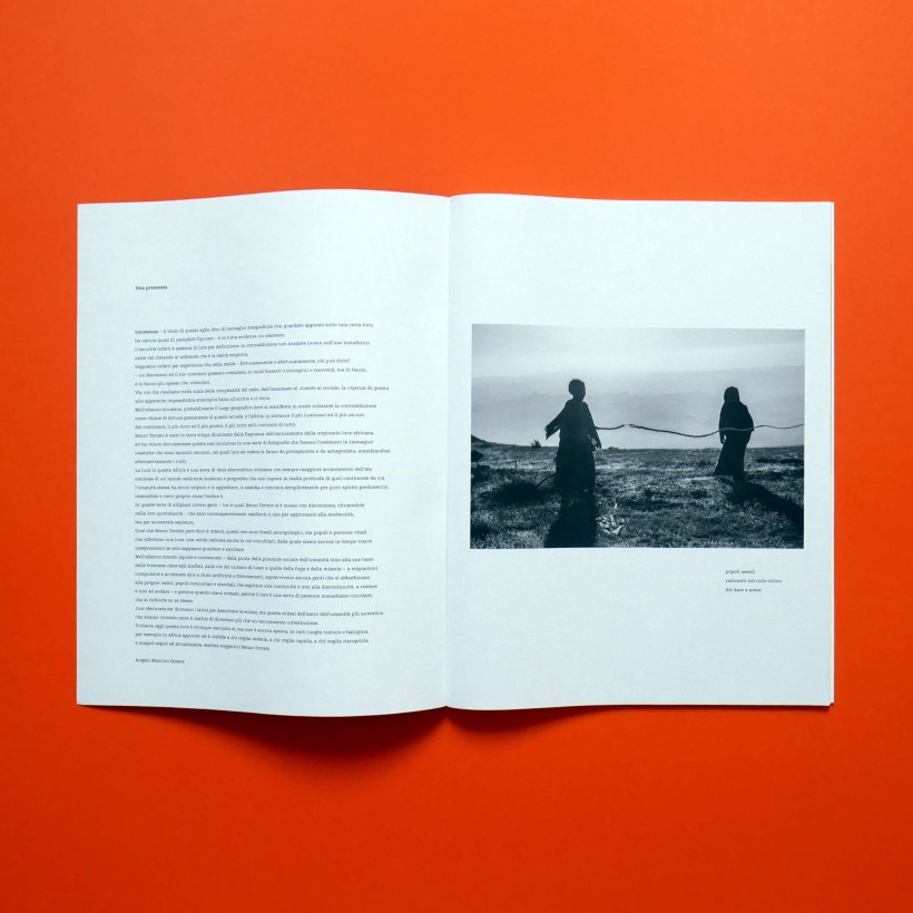 Renzo Tortato, Lucescura - libro fotografico dettaglio Doppia pagina del libro fotografico di Renzo Tortato, Lucescura